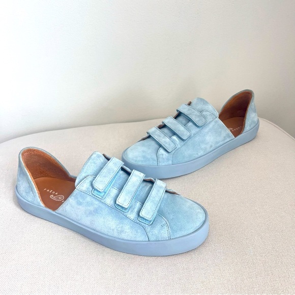 Freda Salvador Shoes - Freda Salvador LIBBY D'ORSAY SNEAKER Blue Suede Size 8